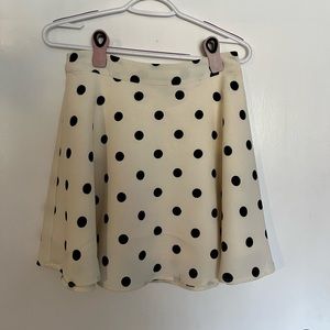 Polka dot skirt
